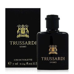 Tualettvesi meeste Trussardi Uomo EDT, 7 ml hind ja info | Naiste parfüümid | kaup24.ee