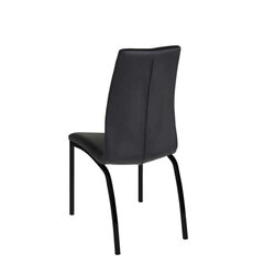 Комплект из 4-х стульев Asama, черный цена и информация | Стулья для кухни и столовой | kaup24.ee