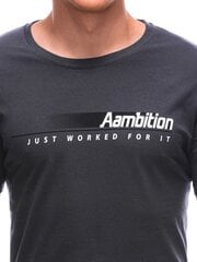 мужская футболка s1799 - темно-серая цена и информация | Мужские футболки | kaup24.ee