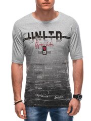 мужская футболка s1845 - серая цена и информация | Мужские футболки | kaup24.ee