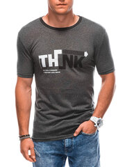 мужская футболка s1898 - темно-серая цена и информация | Мужские футболки | kaup24.ee