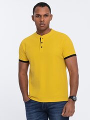 футболка-поло - желтая v9 om-tsct-0156 124594-7 цена и информация | Мужские футболки | kaup24.ee