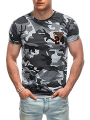 футболка s1926 - серая 125190-7 цена и информация | Мужские футболки | kaup24.ee