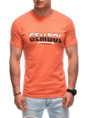 футболка s1921 - оранжевая 125116-7 цена и информация | Мужские футболки | kaup24.ee