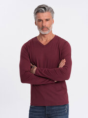 T-särk meestele Ombre Clothing v8 om-lsbl-0108, punane hind ja info | Meeste T-särgid | kaup24.ee