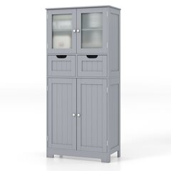 Шкаф для ванной Costway,серый цена и информация | Шкафчики для ванной | kaup24.ee