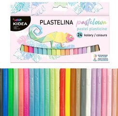 Plastiliin Kidea, 24 värvi hind ja info | Kunstitarbed, voolimise tarvikud | kaup24.ee