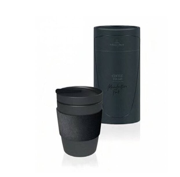 Like by Villeroy & Boch Kohviklaas Coffee To Go Manufacture Rock 0,29 l, must hind ja info | Klaasid, tassid ja kannud | kaup24.ee