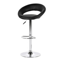 Набор из 2-х барных-полубарных стульев Plump, черный цена и информация | Стулья для кухни и столовой | kaup24.ee