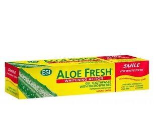 Отбеливающая зубная паста для чувствительных зубов ESI Aloe Fresh Smile, 100 мл цена и информация | Для ухода за зубами | kaup24.ee