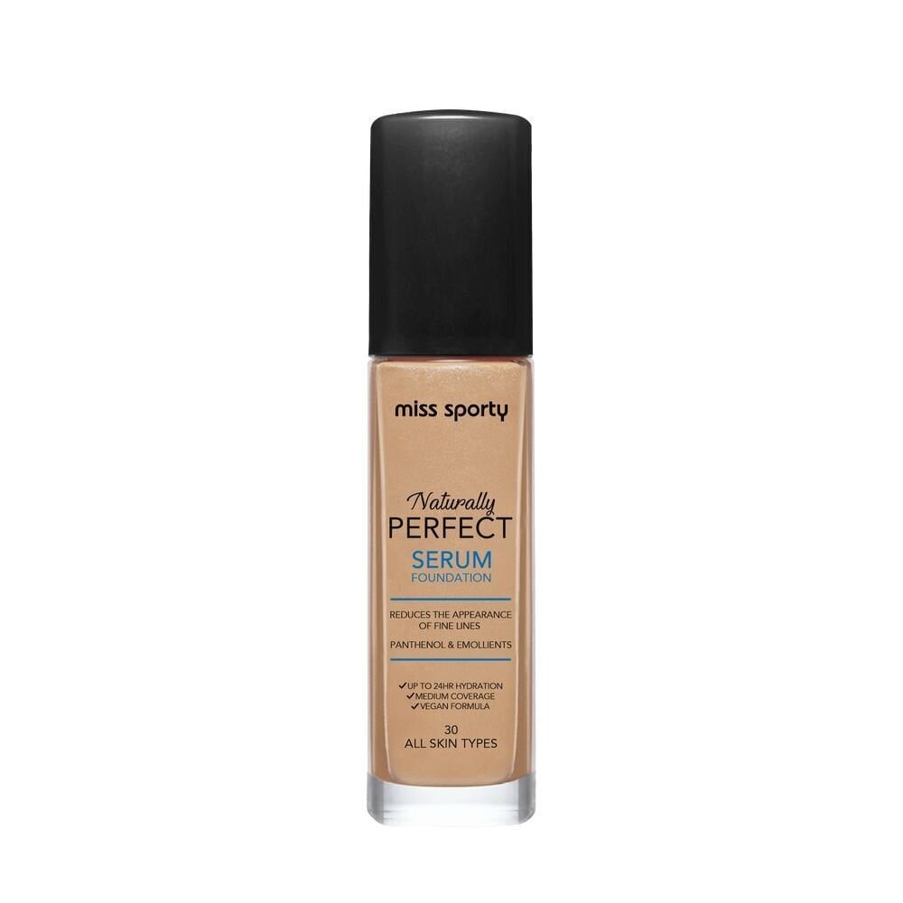 Jumestuskreem Miss Sporty Naturally Perfect Seerum Moisturizing Foundation 30, 30 ml цена и информация | Jumestuskreemid, puudrid | kaup24.ee