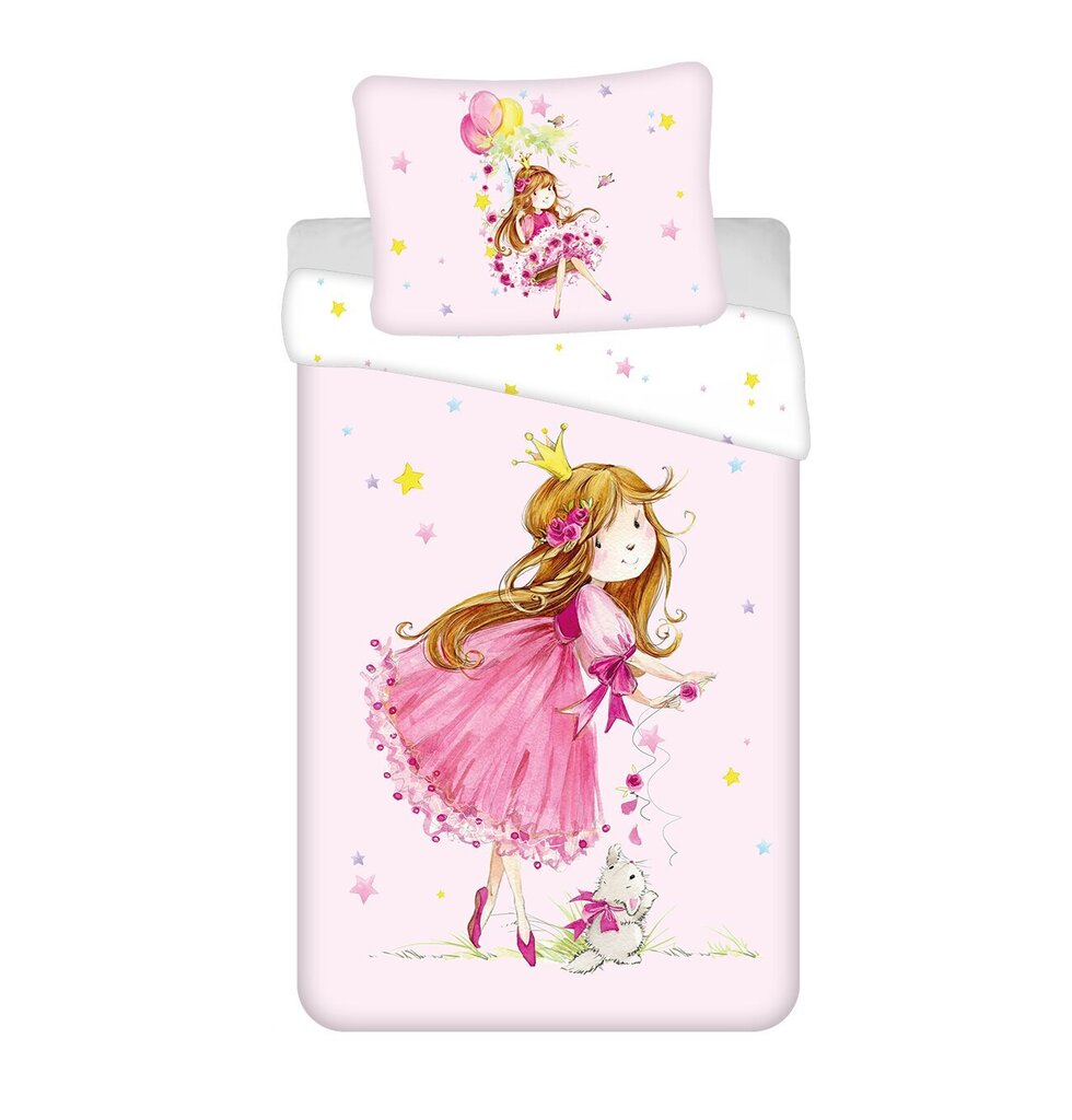 Laste voodipesukomplekt Fairy, 140x200, 2-osaline цена и информация | Beebide ja laste voodipesu | kaup24.ee