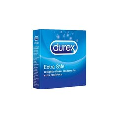 Презервативы Durex Extra Safe, утолщенные, 3 шт цена и информация | Презервативы | kaup24.ee