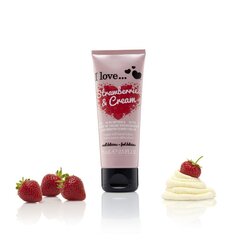 Pehmendav kätelosjoon I Love... Strawberries & Cream 75 ml цена и информация | Кремы, лосьоны для тела | kaup24.ee