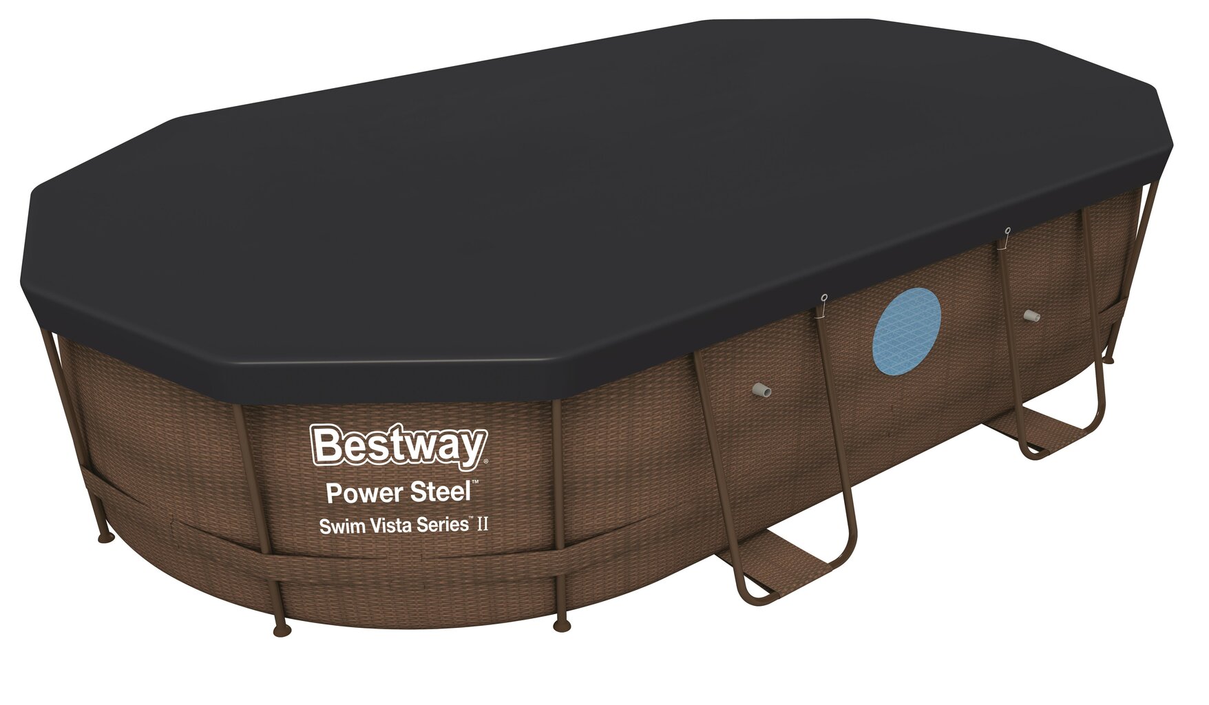 Basseinikate Bestway Power Steel Oval basseinidele, 427x250x100 cm цена и информация | Basseinitehnika | kaup24.ee