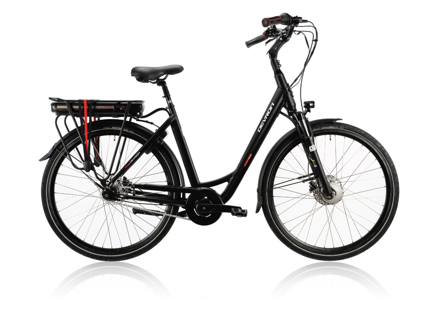 Elektriline jalgratas Devron 28126-490 28'', must hind ja info | Elektrirattad | kaup24.ee