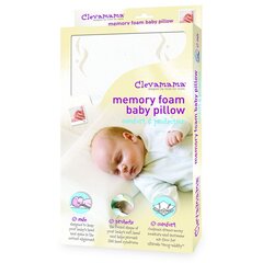 Детская подушка Clevamama Memory Foam цена и информация | Детские подушки, конверты, спальники | kaup24.ee