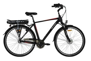 Электрический велосипед Devron 28121, 28", черный цена и информация | Электровелосипеды | kaup24.ee
