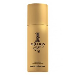 Paco Rabanne 1 Million deodorant meestele 150 ml hind ja info | Paco Rabanne Kosmeetika, parfüümid | kaup24.ee