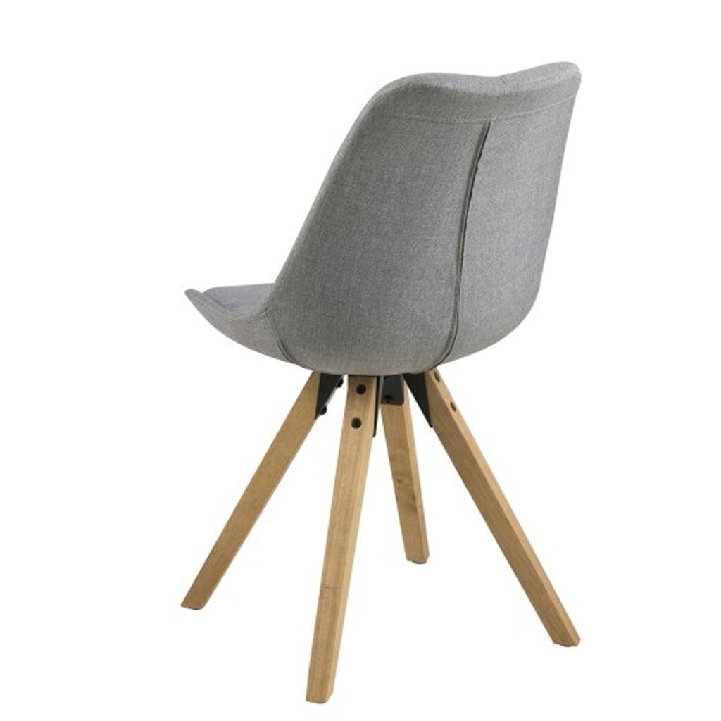 2 tooli komplekt Dima G, hall/pruun hind ja info | Söögilaua toolid, köögitoolid | kaup24.ee