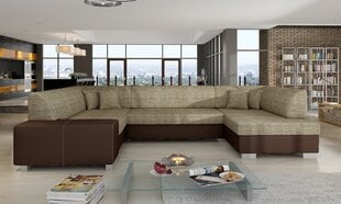 Мягкий угловой диван Havana, коричневый цена и информация | Угловые диваны | kaup24.ee