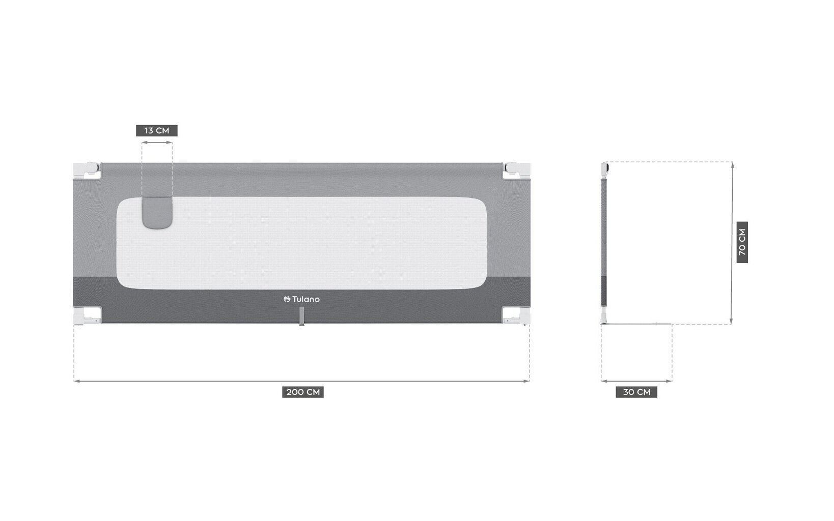 Voodikaitse Tulano Cover 40, 200 cm hind ja info | Laste ohutustarvikud | kaup24.ee