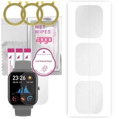 Apgo Hydrogel Screen Protector, 3 tk hind ja info | Nutikellade ja nutivõrude tarvikud | kaup24.ee