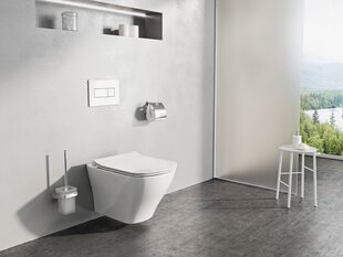 Seinale kinnitatav wc-pott Ravak Classic Rimoff Soft Close kaanega цена и информация | Унитазы | kaup24.ee