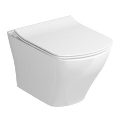 Seinale kinnitatav wc-pott Ravak Classic Rimoff Soft Close kaanega цена и информация | Унитазы | kaup24.ee