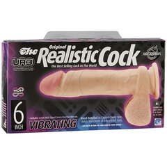 Ультра реалистичный вибрирующий пенис Doc Johnson Ultra Real, 15 см цена и информация | Вибраторы | kaup24.ee