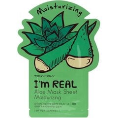 Lehtmask näole aaloega Tony Moly I'm Aloe Mask Sheet, 1 tk цена и информация | Маски для лица, патчи для глаз | kaup24.ee