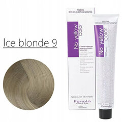 Fanola No Yellow Color Colouring Cream профессиональная перманентная краска для волос 9 Ice 100 мл цена и информация | Краска для волос | kaup24.ee