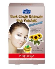 Маска для уменьшения темных кругов вокруг глаз Purederm Dark Circle Reducer Eye Patches Sun Flower Seed Oil 6 шт. цена и информация | Маски для лица, патчи для глаз | kaup24.ee