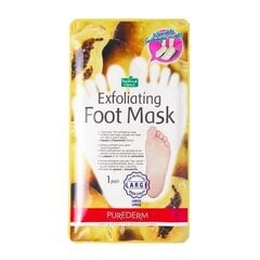 Скраб маска для ног - носки Purederm Exfoliating Large, 1 пара цена и информация | Кремы, лосьоны для тела | kaup24.ee