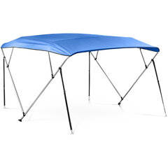 Varikatuse bimini tops paatidele 4 kaarega 236 x 194 x 146 cm koobalt 10150151 hind ja info | Naiste käekotid | kaup24.ee