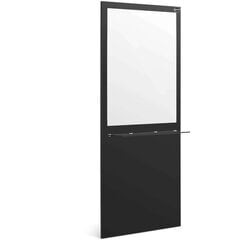 Juuksuri konsool peegli ja klaasriiuliga 80 x 20 x 180 cm 10181911 hind ja info | Ilusalongi mööbel | kaup24.ee