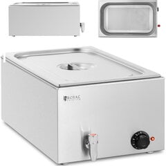 Bain marie elektrikeris kraaniga GN 1/1 640 W 10155381 цена и информация | Обогреватели | kaup24.ee