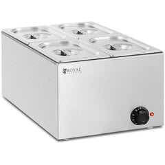 Bain marie elektrikeris 4 x GN 1/4 640 W 10155401 цена и информация | Обогреватели | kaup24.ee