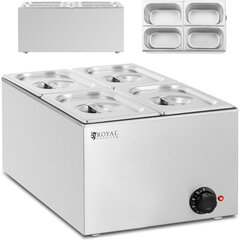 Bain marie elektrikeris 4 x GN 1/4 640 W 10155401 hind ja info | Küttekehad | kaup24.ee