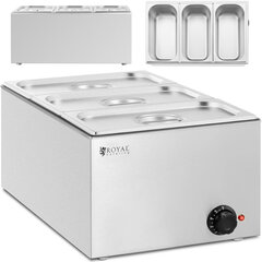 Bain marie elektrikeris 3 x GN 1/3 640 W 10155411 цена и информация | Обогреватели | kaup24.ee