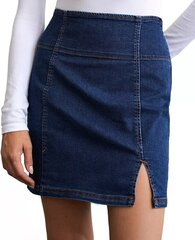 Free People Naised Holding Onto The Dream OB1230090 teksaseelikud Sinine Denim Blue US 4, hind ja info | Seelikud | kaup24.ee