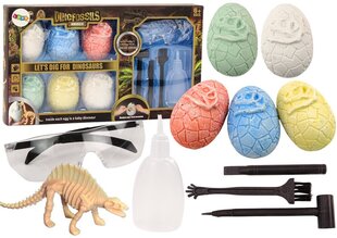 Dinosauruste munade arheoloogiakomplekt Lean Toys hind ja info | Poiste mänguasjad | kaup24.ee