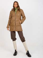 camel eco-leder-winterjacke с abnehmbarer capuze цена и информация | Женские куртки | kaup24.ee