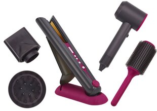 Laste juuksurikomplekt Lean Toys, roosa hind ja info | Tüdrukute mänguasjad | kaup24.ee