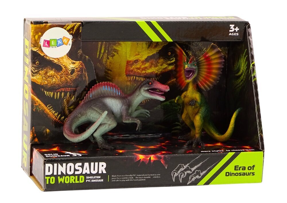 Dinosauruse kujukesed Lean Toys, 2 tk цена и информация | Poiste mänguasjad | kaup24.ee