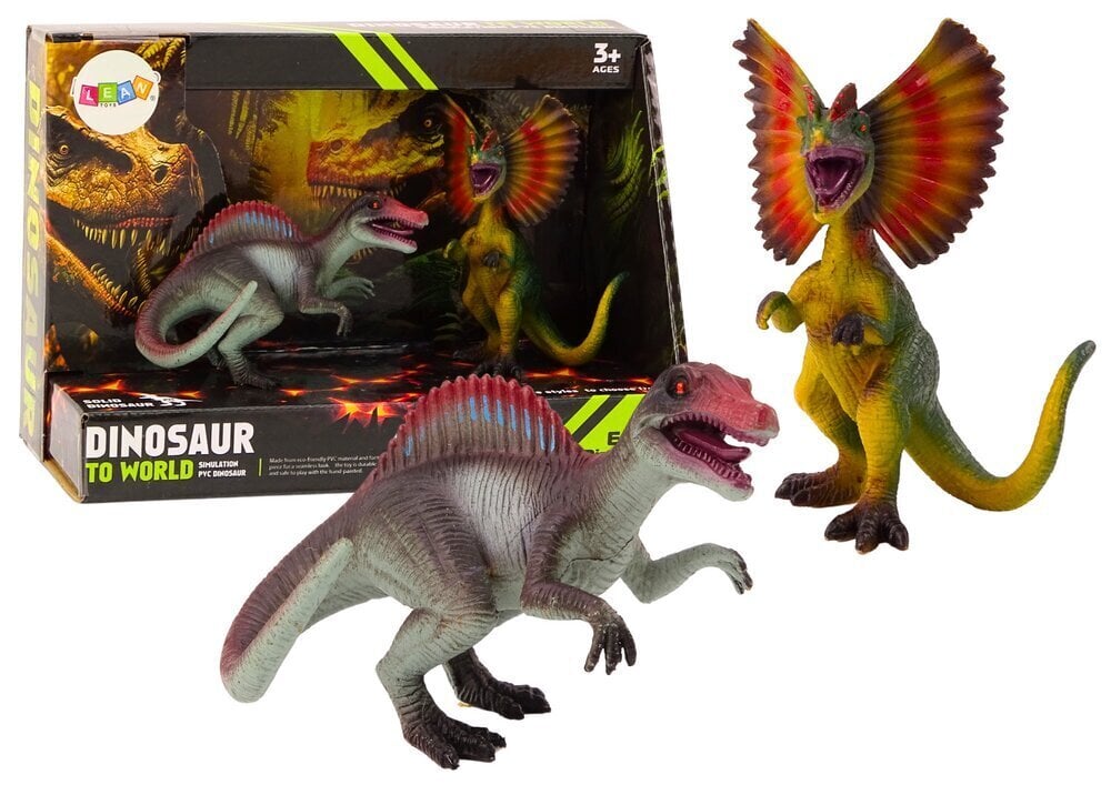 Dinosauruse kujukesed Lean Toys, 2 tk цена и информация | Poiste mänguasjad | kaup24.ee