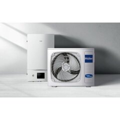 Тепловой насос Haier SUPER AQUA Split 10 кВт воздух-вода AW102SNCHA / HU102WAMNA цена и информация | Отопительные котлы и аккумуляторные баки | kaup24.ee