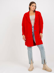 красное женское пальто из альпаки с шерстью eveline цена и информация | Женские пальто | kaup24.ee