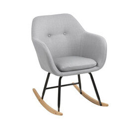 Кресло Эмилия, светло-серое цена и информация | Кресла в гостиную | kaup24.ee