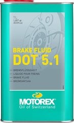 Тормозная жидкость Motorex Dot 5.1 Brake Fluid 0.25L цена и информация | Другие масла | kaup24.ee